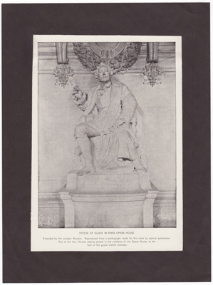 Statue of Gluck in Paris Opera House
